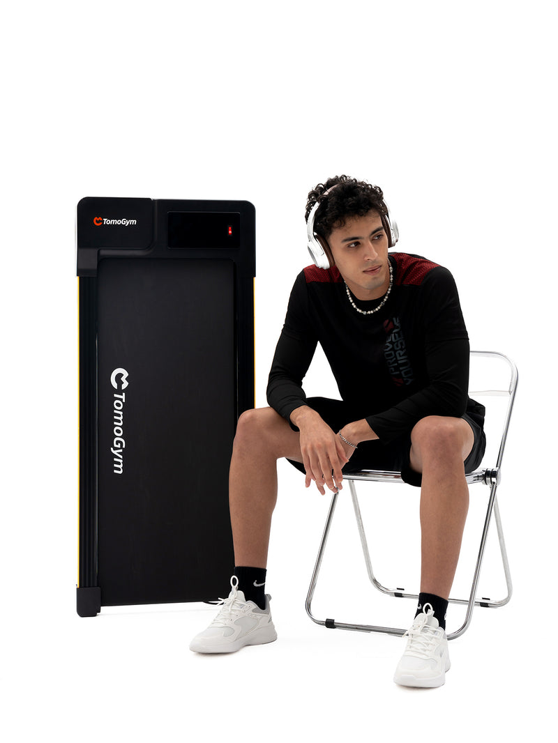 ZenActive SmartMill treadmill with auto speed adjustment and foldable design.