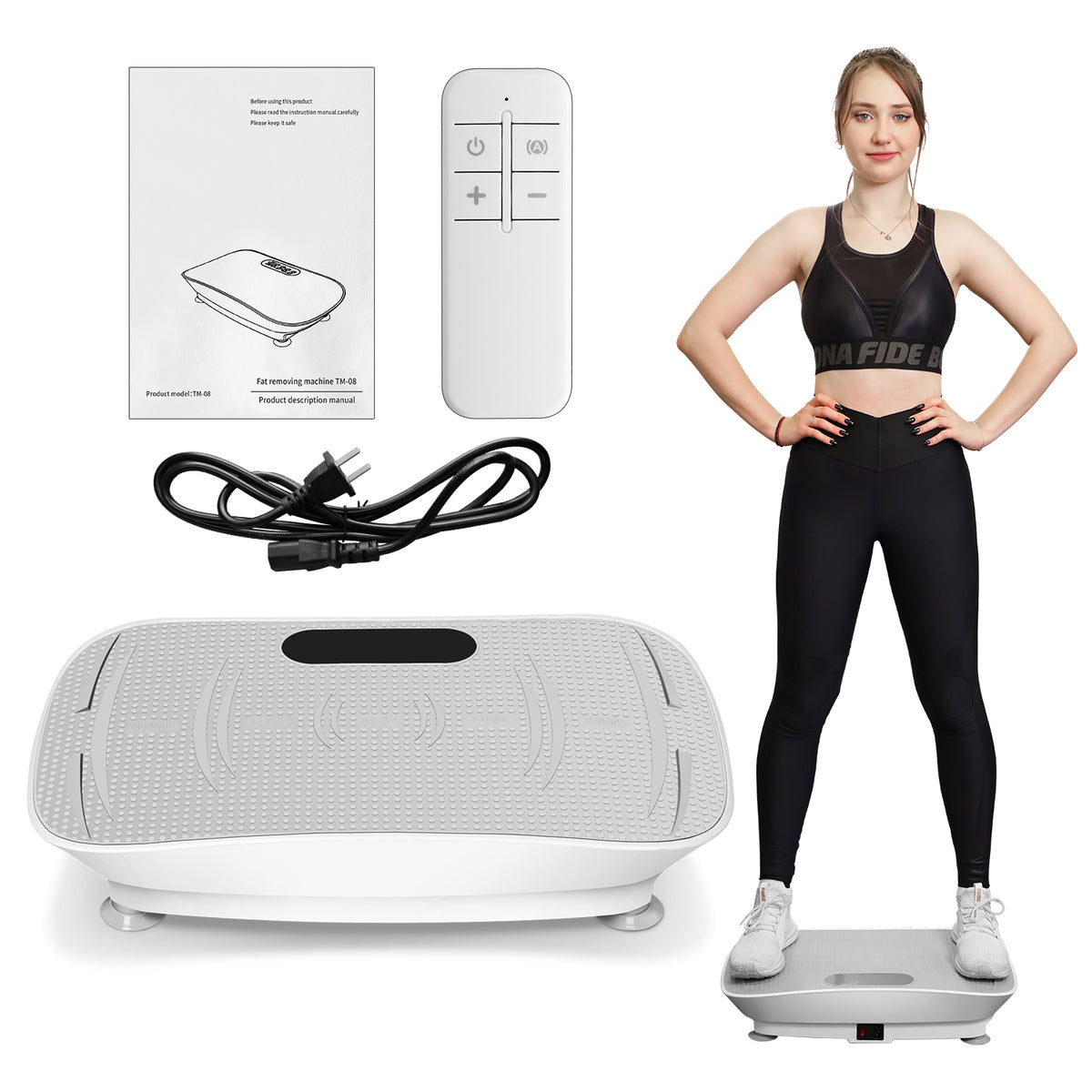 ZenActive Vibration Plate for home workout - Full-body vibration machine for muscle toning
